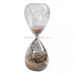 Blown Glass Hourglass Timer Decorative Sand Clock Timer for sale