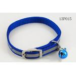 Blue Fashion Webbing Rope Dog Leash With Small Bell And Buckle 3cm Width for sale