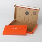 Colorful Design Self Adhesive Tear-Off Strip Ecommerce Shipping Boxes Custom Logo Mail Shipping Box for sale