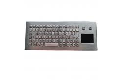 China 83 keys stainless steel keyboard compact format IP68 sealed desktop with touchpad supplier