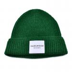 Custom Knit Cuffed Acrylic Slouchy Beanie Hats Fisherman Skull Hats Winter Cap