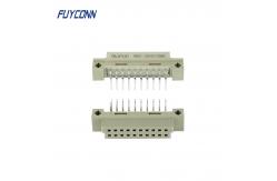 China 220S DIN41612 Connector Female 2x10P 20pin Right Angle PCB supplier