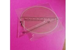 China Lightweight Round Transparent Sheets Mica For Manufacturing Video Game Machine supplier