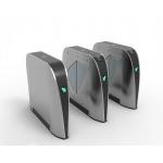 Acrylic 15mm Panel Automatic Flap Barrier System 0.2 Sec Open / Close Speed