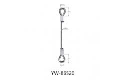 China Rigging Rope Safety Wire Rope With Loop Lifting Slings 304 Stainless Steel YW86519 supplier