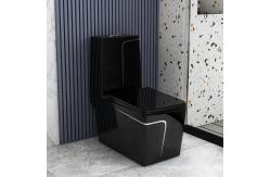 China Glossy Glaze 1 Piece Luxury Commode Toilet Mix Pit Spacing 220mm supplier