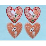 Heart Shape Notebook Self Adhesive Sticker With Cartoon Patterns for sale
