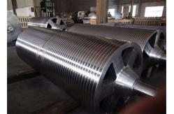 China Grooved Press Roll Paper Machine Parts Grooved Roller For Papermaking supplier