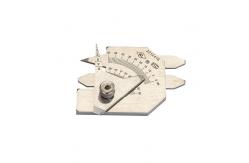 China ODM Supported Multi Function Welding Gauge HJC45B Stainless Steel Double Slide Welding supplier