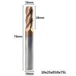 High Rigidity 4 - 20mm Diameter Roughing End Mill 3 Flutes CNC Router Bits for sale