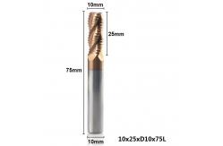 China High Rigidity 4 - 20mm Diameter Roughing End Mill 3 Flutes CNC Router Bits supplier