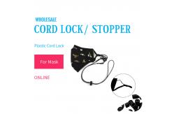 China Barrel Cord Lock Stopper For Face Mask supplier