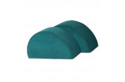 China CertiPUR-US Modular Foam Play Couch Semi Circle Parts Polyester Inner supplier