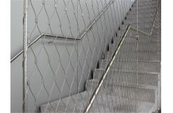 China 25*25mm Architectural Wire Mesh Balustrade Infill Cable Netting Staircase Using supplier