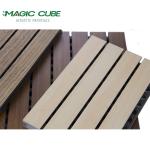 Stylish Decorative China Manufacturer 2440*197 Grooved Wood Panels For Interior Walls for sale