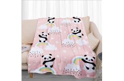 China Hypoallergenic Fuzzy Flannel Plush Blanket 100% Polyester For Home supplier