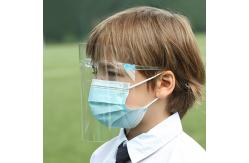 China Children  Full Plastic Face Shield 0.26mm Anti Splash Protective Windbreak supplier