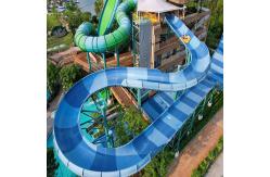 China OEM ODM Aqua Water Slide Playground Fiberglass Water Slide Rainbow supplier