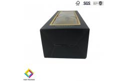 China Customizable Corrugated wine packaging boxes Rigid cardboard logo gold foiled supplier