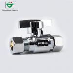 Normal Temperature 3/8''X3/8 Copper FEM Threaded Angle Stop Valve for sale