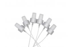 China Plastic Fine Mist Sprayer Pump With Silver Case 24mm Screw supplier