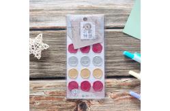 China Premade Seal Stamp Stickers UV Offset Printing Self Adhesive Sticker supplier