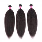 8 To 30 Inch Brazilian Human Hair Weave Bundles Kinky Straight Style BORUI for sale
