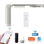 2.4G Automated Curtain Track System 35W Motorized Curtain Rod Alexa for sale