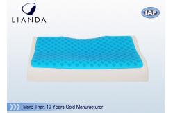 China Queen Memory Foam Neck Pillow , Elastic Massage Memory Foam Contour Pillow supplier