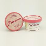 Disposable Ice Cream Paper Cup With Lid Leakproof Custom Bowls 3oz 85ml for sale