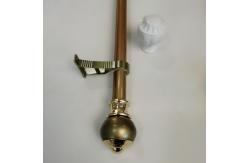 China Simple Classic 28mm 0.45mm Adjustable Drapery Rod supplier