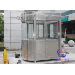 Stainless Steel 304 Security Guard Cabin Booth Custom Size design for sale