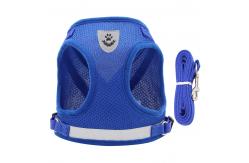 China Polyester Mesh Breathable Pet Harness Vest Tensile Force Is Divided Evenly supplier