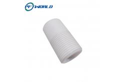China Machining CNC Plastic White Threaded Parts supplier