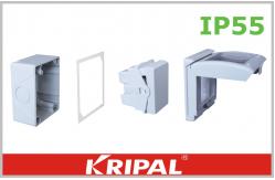 China Outdoor Weatherproof Switch Socket Door Bell Switch With Sprung Lid supplier