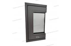China Popular Design Thermal Insulation Broken Bridge Aluminum Push-Pull System Window supplier