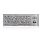 100 Key Stainless Steel Keyboard With Optical Mechanical Trackball Waterproof for sale