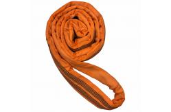 China CE Double Layers Polyester Webbing Sling Eye Flat Polyester Lifting Belt supplier