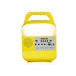 FM Radio MP3 Solar Emergency Lights Solar Panel Led Lamp With Cables for sale