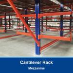 Cantilever Rack For Long Products Cantilevered Mezzanine Rack  Warehouse Storage Racking for sale