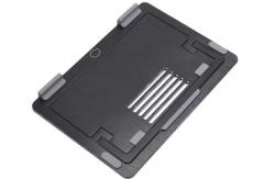 China Portable Aluminum Laptop Tray Brushed Finishing Foldable Laptop Stand supplier