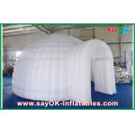 Led Lights Inflatable Air Tent , Diameter 5m Inflatable Dome Tent for sale