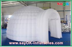 China Led Lights Inflatable Air Tent , Diameter 5m Inflatable Dome Tent supplier