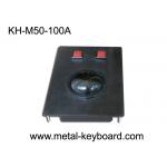 Metal Panel Mount Industrial Pointing Device Trackball Mouse Medical / Marine Applied for sale
