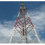 3 Legged Telecommunication Q235B Q345B Q420 Steel Tubular Tower for sale