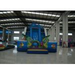 Funny Sea Theme Giant Inflatable Water Slide , Kids Inflatable Water Slide 11 X 5.5 X 7m for sale