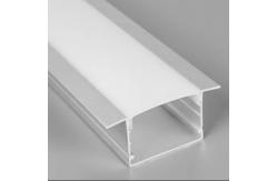 China Cabinets Recessed Aluminium LED Strip Profile For Ceiling / Pendent Light supplier
