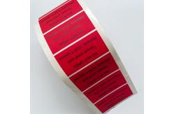 China Self Adhesive Anti Counterfeit Sticker Glossy Lamination supplier