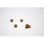 Highly Hard Solid CBN Inserts Shape Cutting Edge For CNC Lathe Machine for sale