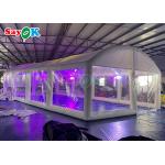 Digital Pringting Inflatable Pool Shade Bubble Dome Building Covered Air Cover Water Tent for sale